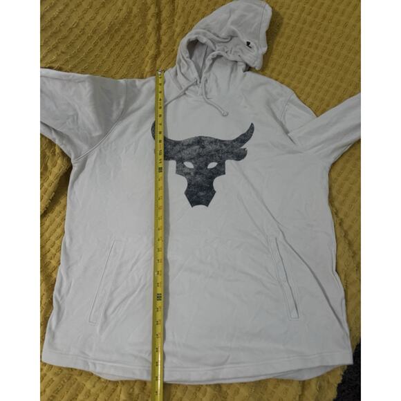 Men’s Off White Under Armour  Project, White Sweatshirt, Hoodie Size XXL - Picture 6 of 6